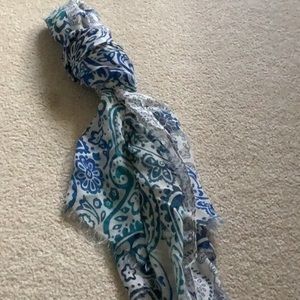 Blue scarf